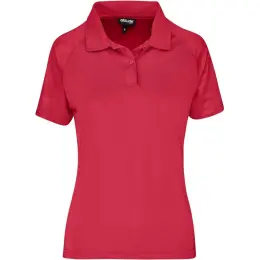 Ladies Santorini Golf Shirt Red